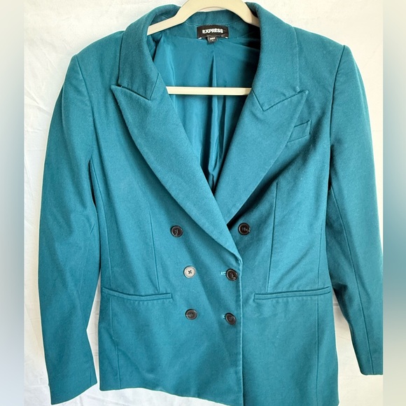 Express Jackets & Blazers - Express Teal Women's Blazer